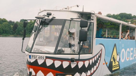 [Bus Besar yang Terjun ke Sungai] Ocean Bus Amfibi di Gothenburg, Swedia | 40 Menit di Jalan + 20 Menit Mengapung di Sungai, Jelajahi Situs-situs Klasik