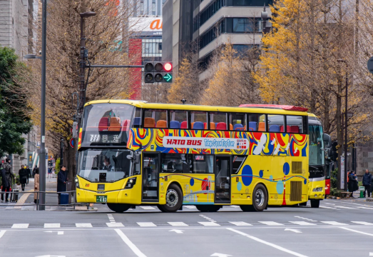 Tokyo Sky Hop Bus (open-top panoramic sightseeing + 3 hop-on hop