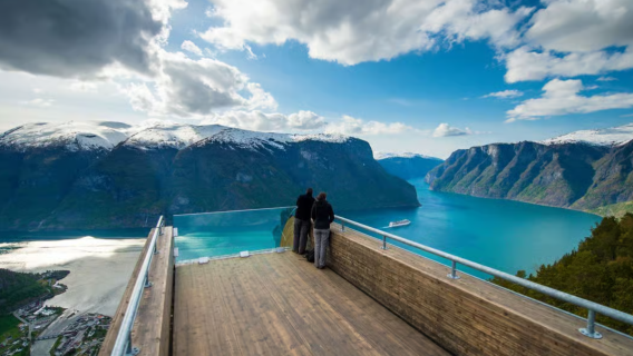 Bergen: Guidet bustur til Nærøyfjord, Flåm og Stegastein