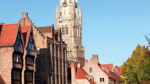 Bruges fairy-tale old town 1-day tour (departure from Amsterdam/medieval canal walk)