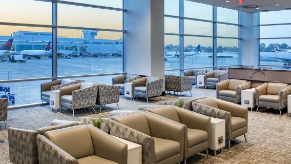Estados Unidos | Voucher para o Lounge VIP no Aeroporto Internacional de San Diego (SAN) | Lounge VIP/Trabalho/Refeições/Espera para voos/Descanso
