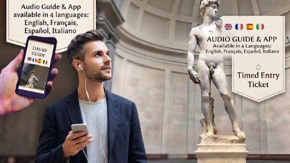 Accademia Gallery: TImed Entry Ticket with Audio Guide
