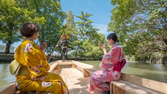 Yanagawa Hakushu sightseeing cruise 40 minutes experience (chartered boat)