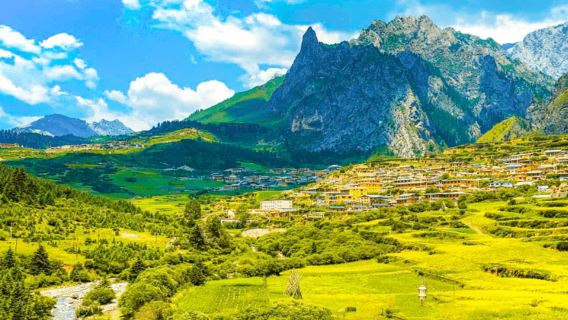 甘南一日遊/拉卜楞寺-甘加祕境（甘加草原、白石崖、八角古城）