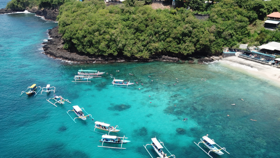 스노클링 체험 + 띠르따 강가 + 우중 물의 궁전