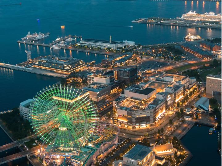 橫濱空中纜車+紅磚倉庫+元町商店街+地標塔大廈【中文司機】