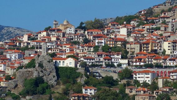 1-day tour to Delphi Archaeological Site + Arachova from Athens (with lunch · English-speaking guide)