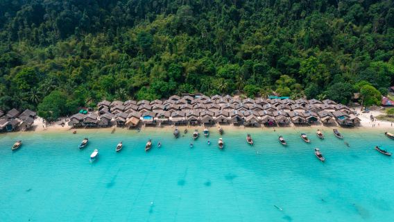 From Phuket or Khaolak : Surin Islands one-day tour by speedboat.