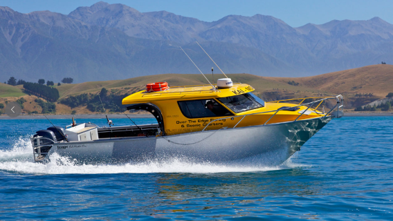 Kaikoura Deep Sea Fishing with Captain Ian in New Zealand's South Island [Local experienced captain leads fishing trips, catch giant crayfish]