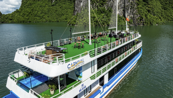 ล่องเรือ Carnival ทัวร์ 1 วัน อ่าวฮาลอง – พร้อมความผ่อนคลาย