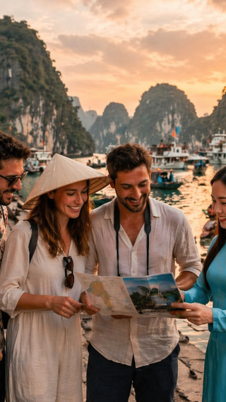 ทัวร์วันอ่าวหะล็องจากฮานอย|ล่องเรือหรู บุฟเฟ่ต์อาหารกลางวัน และพายเรือคายัค