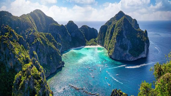 Phuket: Passeio de 1 dia com mergulho com snorkel em Phi Phi, Maya Bay e Ilha Bamboo, incluindo almoço