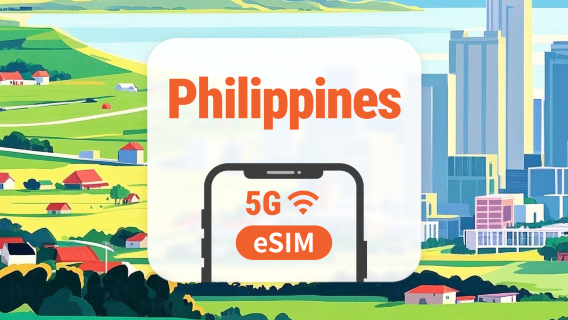 eSIM 5G Philippines | 2 rangkaian • All AI & TikTok | 1–30 hari | QR Code
