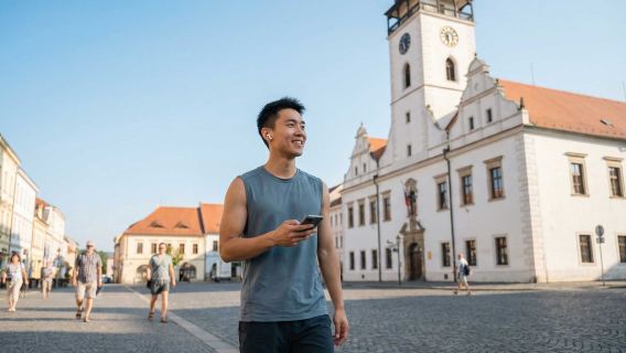 Kadaň : Visite audio : Moines, légendes et roses dorées dévoilées