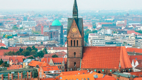 Germany + Hanover Old Town Hall + Hanover Market Church + Hanover Hill Garden one-day tour