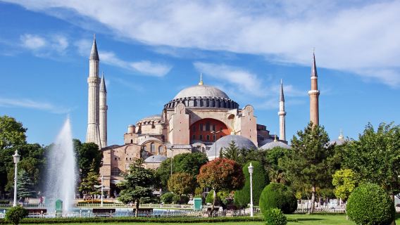 Istanbul Hagia Sophia The Blue Mosque Basilica Cistern Dolmabahce Palace 1-day tour, customizable itinerary