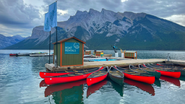 班夫國家公園包車輕鬆遊/硫磺山纜車＋弓河瀑布+明尼旺卡湖