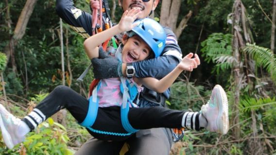 Phuket Jungle Zipline Adventure Day Tour (Hanuman World / The Biggest Zipline Park in Thailand )