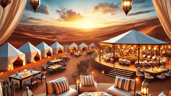 Dari Marrakech: Makan Malam Gurun Agafay dan Menunggang Unta Pilihan