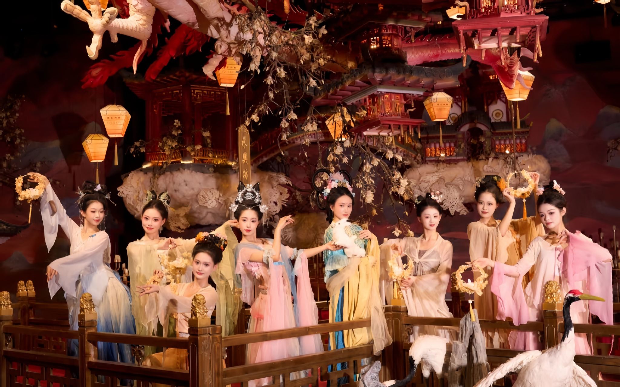 Hangzhou Xuyan·Immersive Tang Dynasty Palace Banquet (traditional music and dance performance + royal visual and culinary feast + optional ancient costume/makeup experience)
