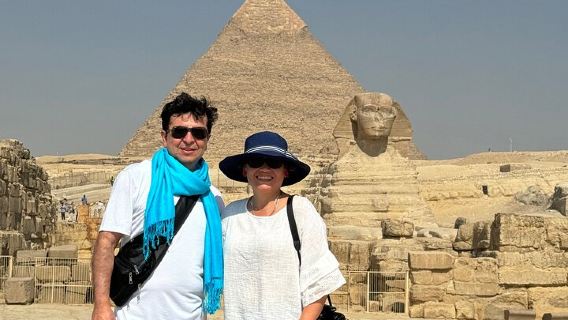 Vip private tour Pyramids, Saqqara, Memphis &camel with lunch 