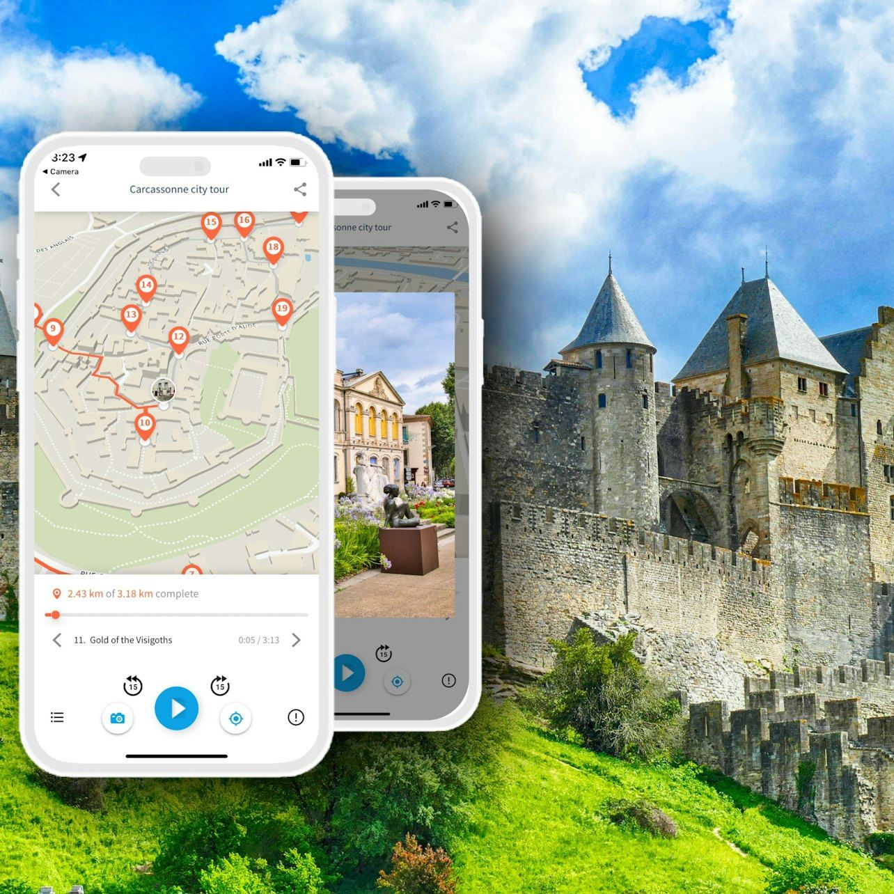 Carcassonne: Audio Guide App by TouringBee