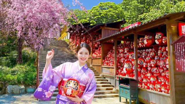 Scopri i luoghi iconici di Osaka e Kyoto: Preghiere al Tempio Katsuo-ji + Paesaggi mozzafiato di Arashiyama a Kyoto + Pellegrinaggio al Tempio Kinkaku-ji