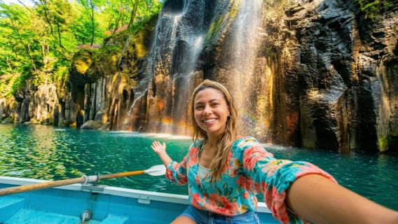 Fukuoka:Takachiho Gorge&Amaterasu Railway with Optional boat