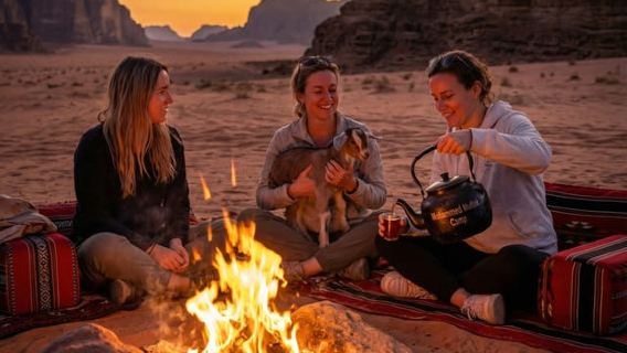 Wadi Rum : FULL DAY JEEP & OVERNIGHT Real beduin experience