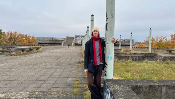 Tenet Movie Tour Guided by a Background Actor