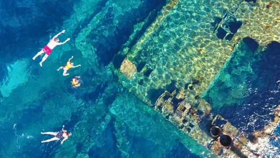 Zadar:Dugi Otok Hot Spots - Sandy Lagoon, Shipwreck & Tunnel