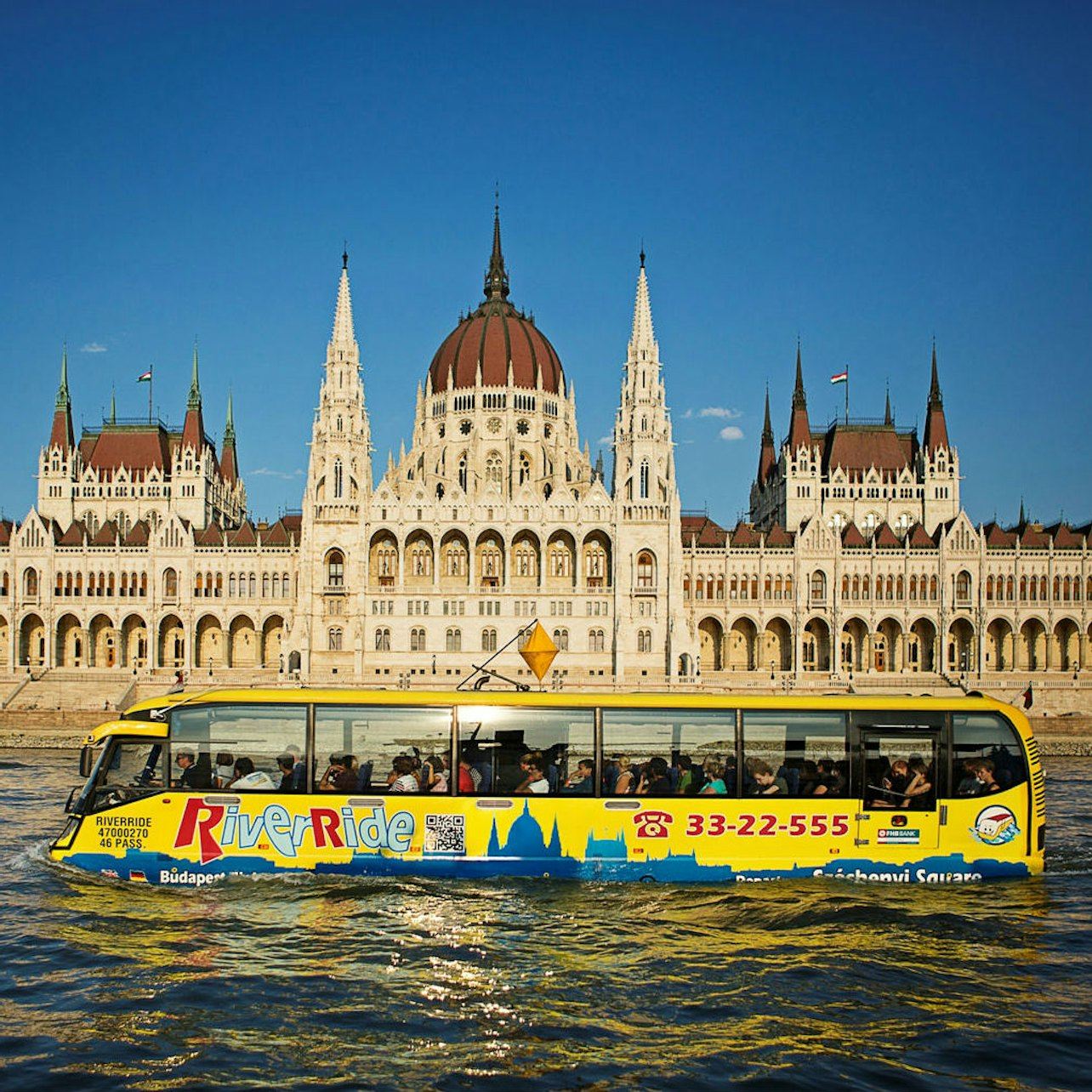 Будапешт: 1,5-часовая экскурсия на плавучем автобусе RiverRide