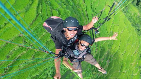 Sabah Kota Kinabalu Mount Kinabalu Paragliding, Cow Farm & Market shared tour one-day tour
