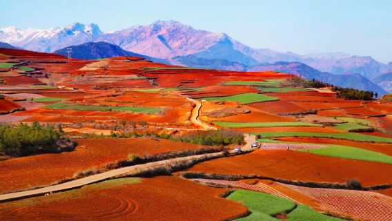 2-Day Dongchuan Red Land + Nizhu River Grand Canyon Private Tour