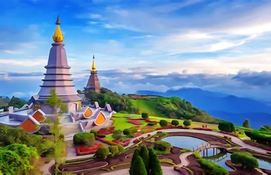 清邁茵他儂國家公園一日遊【瀑布 |雙塔|部落村】