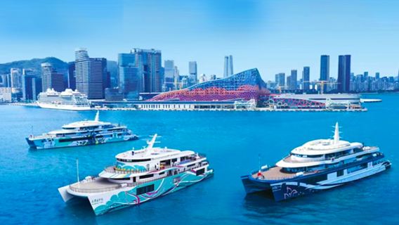 Шэньчжэнь: билет на корабль/лодку/катер для морской экскурсии (3 часа) туда и обратно/в обе стороны по мосту Гонконг-Чжухай-Макао на круизных судах Greater Bay Area No.1/No.2