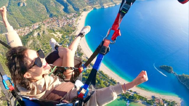 Fethiye: volo in parapendio tandem Babadag su Oludeniz