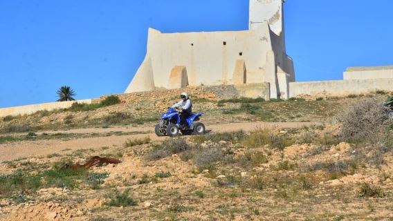 Djerba Quad Tour with Blue Lagoon Stop – 1.5-Hour Adventure