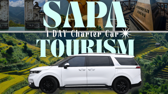 Location de voiture à Sapa | Excursion d'une journée au village de Cat Cat, à Moana et avec vue imprenable sur les montagnes (8 heures)