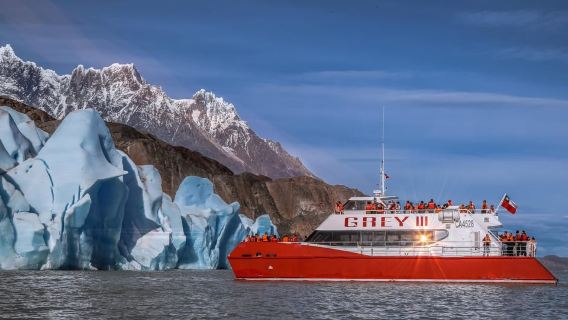 Torres del Paine: Recorrido panorámico en barco de 3 horas al glaciar Grey