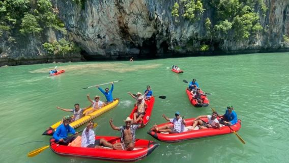 James-Bond-Insel + Hong-Insel + Beni-Insel + Naca-Insel: Kajak- und Schnellboot-Tagesausflug