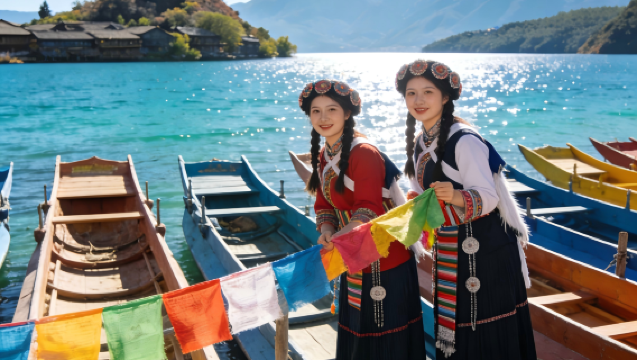 [ทัวร์สนุกสนาน 0 ช้อปปิ้ง] ทัวร์ 1 วัน ลี่เจียง จุดชมวิวทะเลสาบโวกว้างไกล + ล่องเรือจูเฉา รวมทุกค่าใช้จ่าย