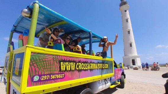 Aruba Half-Day Full Island Safari Adventure with Baby Beach Swim