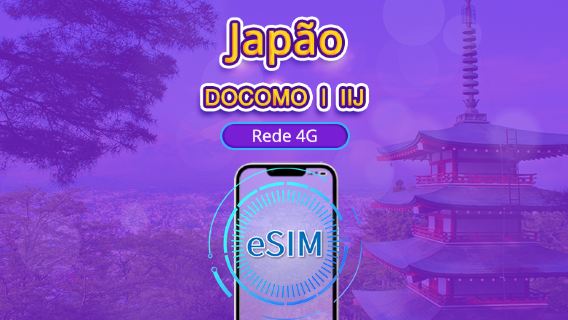 Japão | DOCOMO eSIM | Pacote diário/pacote de dados | Cobrança por dia natural | 1-30 dias | Código QR
