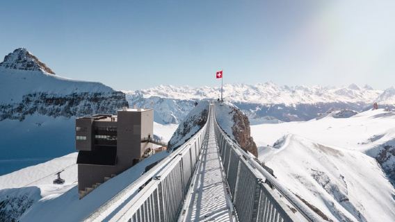 Ghiacciaio 3000 e Riviera di Montreux da Ginevra