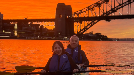 Sydney Harbour sunset kayaking tour: Opera House, Harbour Bridge, and free photos