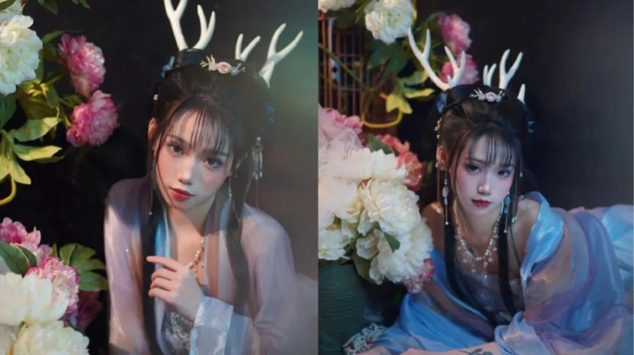 成都旅拍【特色漢服體驗漢服租借+精美服飾選擇+妝造+1 小時外景跟拍可選】
