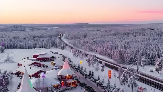 ทัวร์ฟินแลนด์โรวาเนียมิ + อุทยานสัตว์ป่ารานูอา + ทัวร์หมู่บ้าน ผู้สูงวัย เต็มวัน บริการภาษาจีนและอังกฤษ