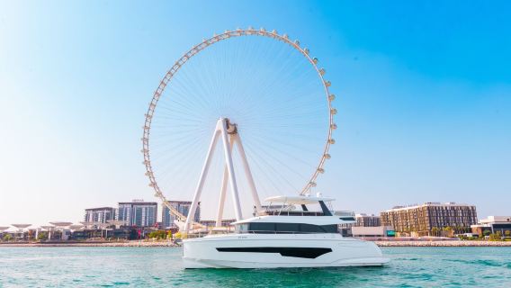 [Морская прогулка на яхте в Дубае 1-3 часа] Роскошная яхта в открытом море [Марина для яхт/отель Атлантис/отель-парусное судно/пляж JBR]