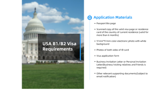 United States Tourist/Visiting relatives and friends/Business Visa (Application in MYS/SG/UK)